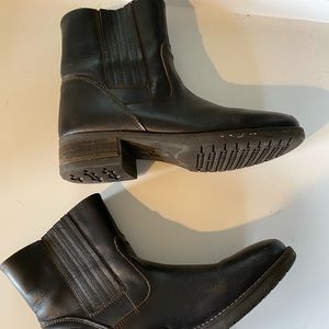 Ll bean mid calve leather boots brown 8.5